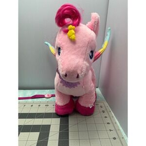Barbie Pink Unicorn Pegasus Plush Stuffed Animal Toy with Leash